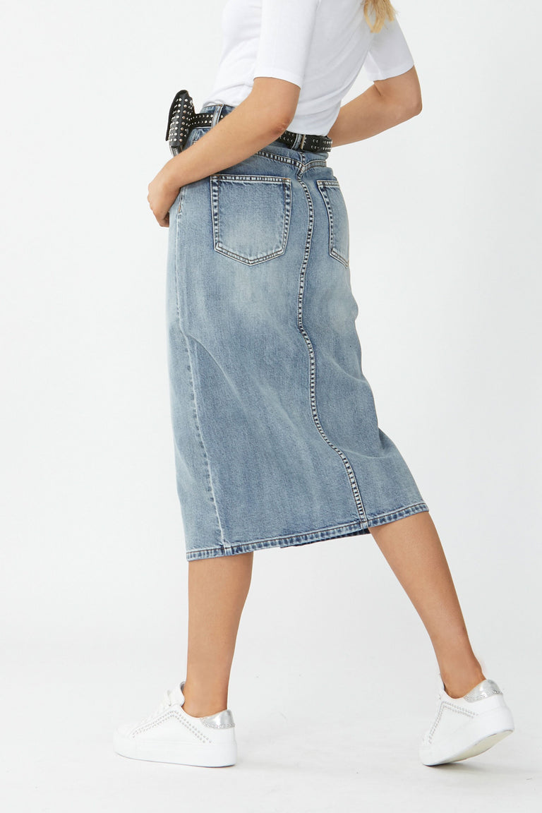 [TEST] Blaire Denim Midi Skirt