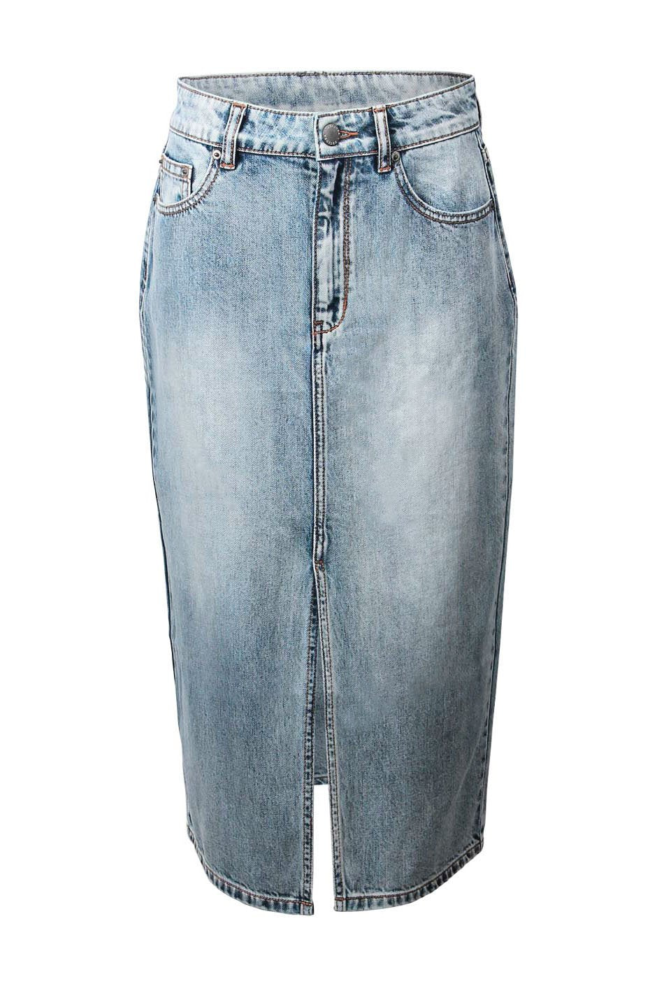 [TEST] Blaire Denim Midi Skirt