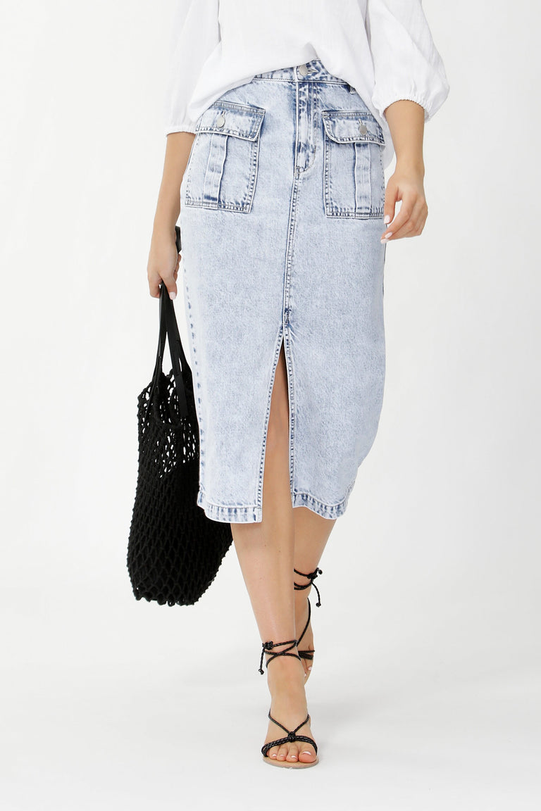 [TEST] Milani Patch Pocket Midi Skirt