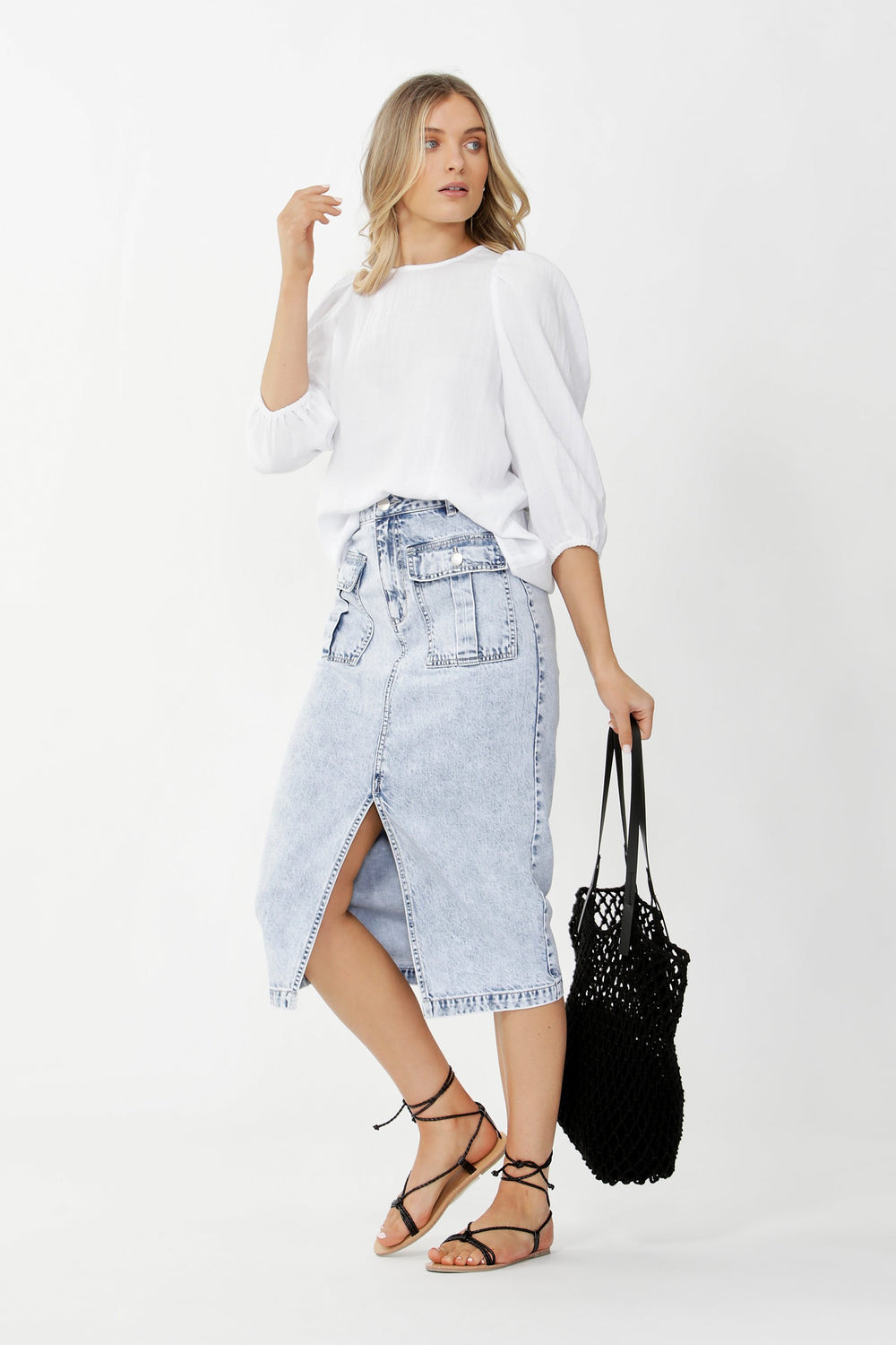 [TEST] Milani Patch Pocket Midi Skirt