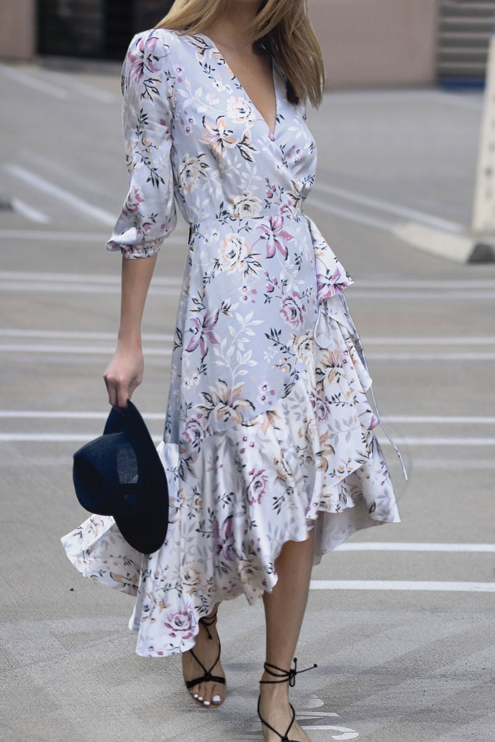 [TEST] Charlotte Ruffle Wrap Dress