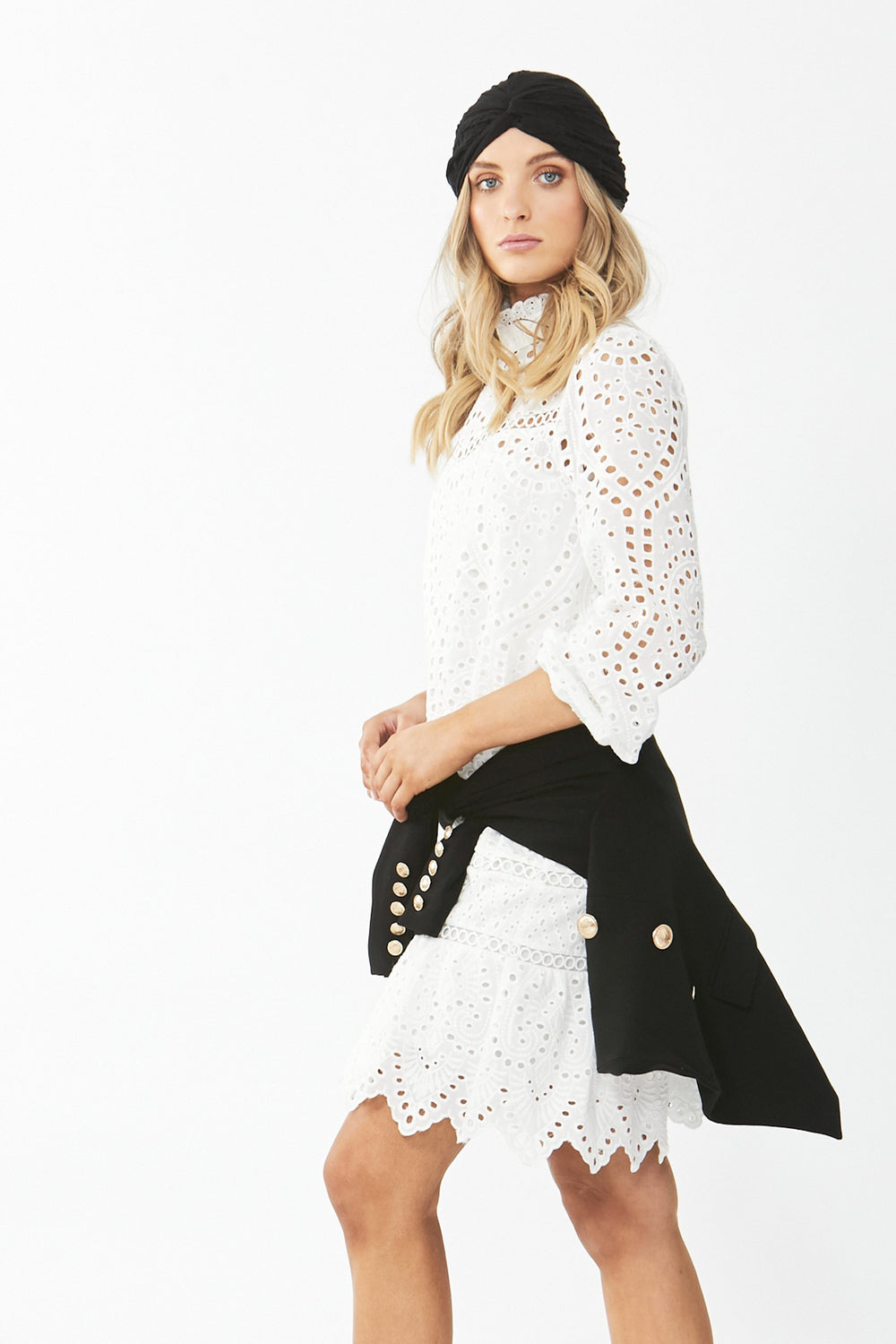[TEST] Avery Broderie Smock Dress