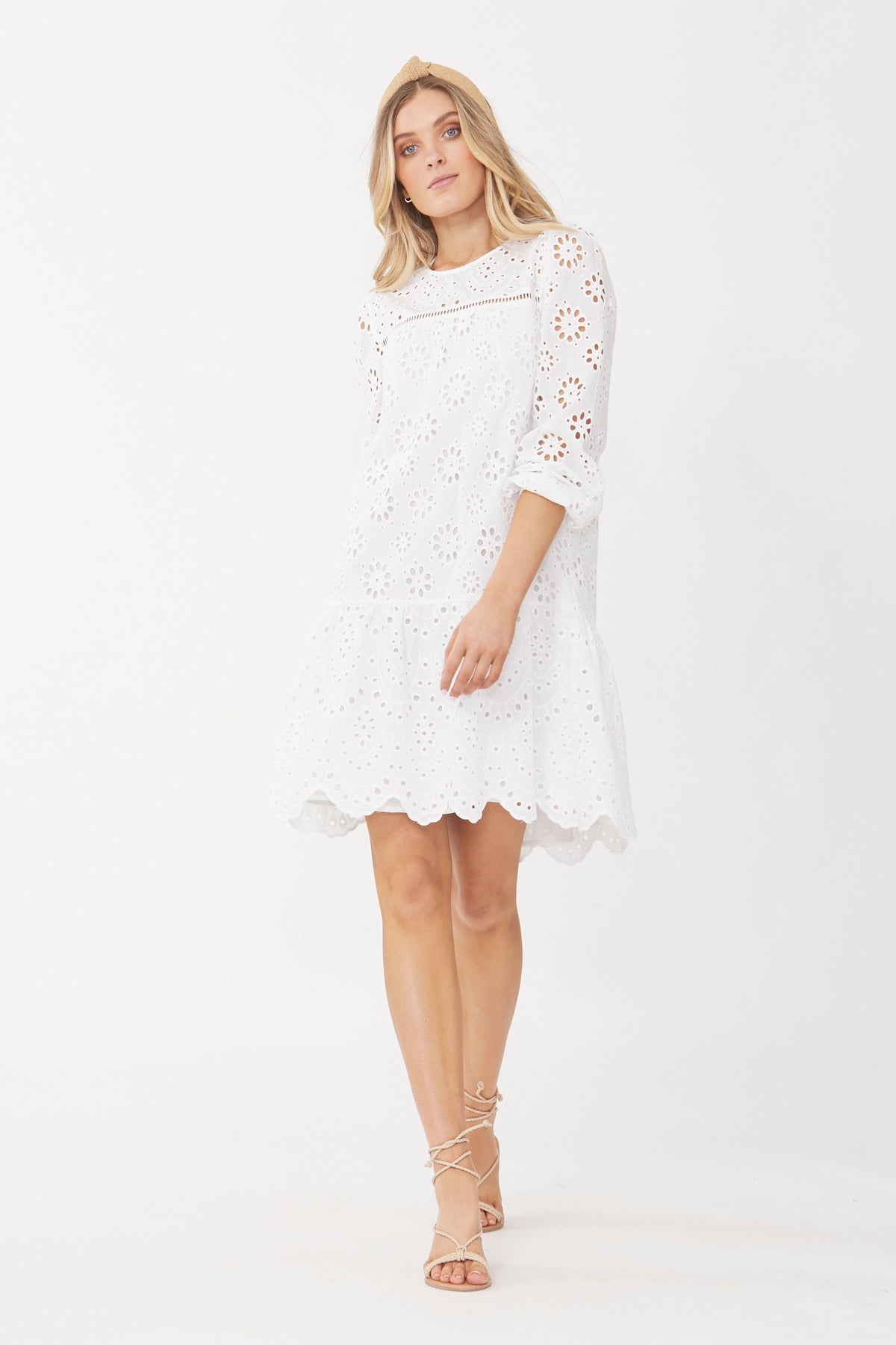[TEST] Faye Broderie Drop Waist Dress