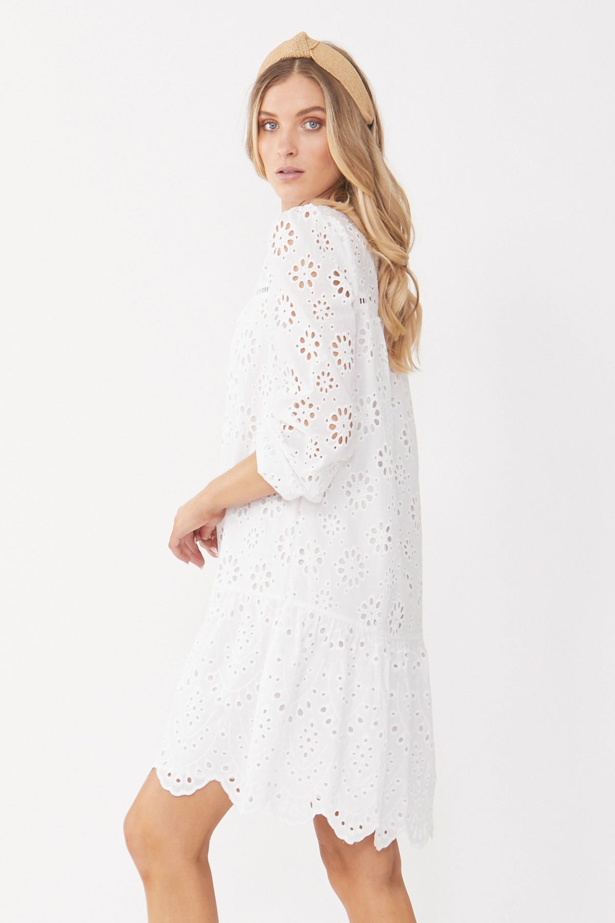 [TEST] Faye Broderie Drop Waist Dress