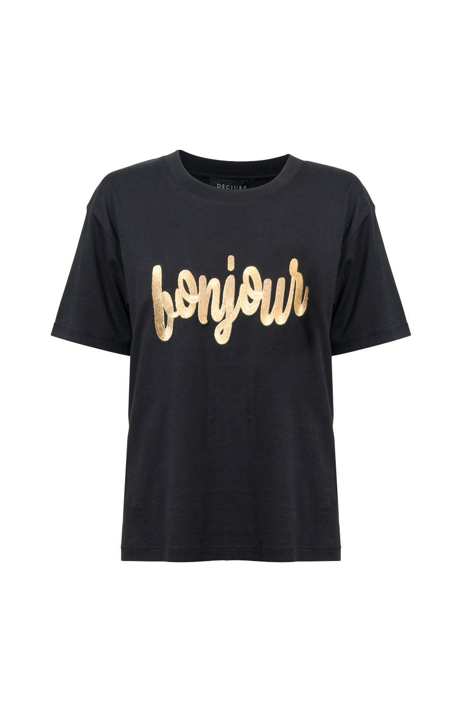 [TEST] Bonjour Embroidered Tee