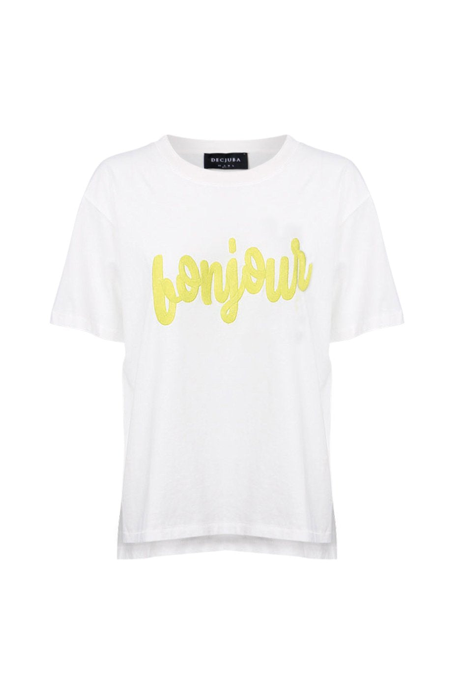 [TEST] Bonjour Embroidered Tee