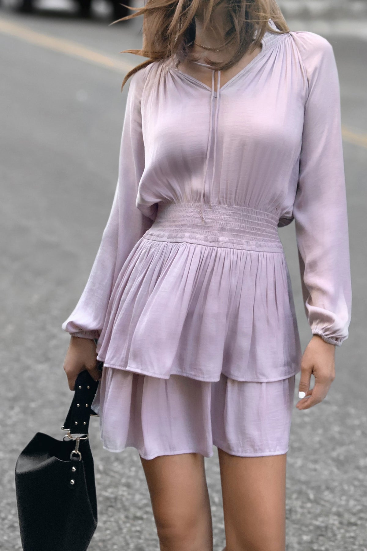 [TEST] Alana Tiered Hem Mini Dress