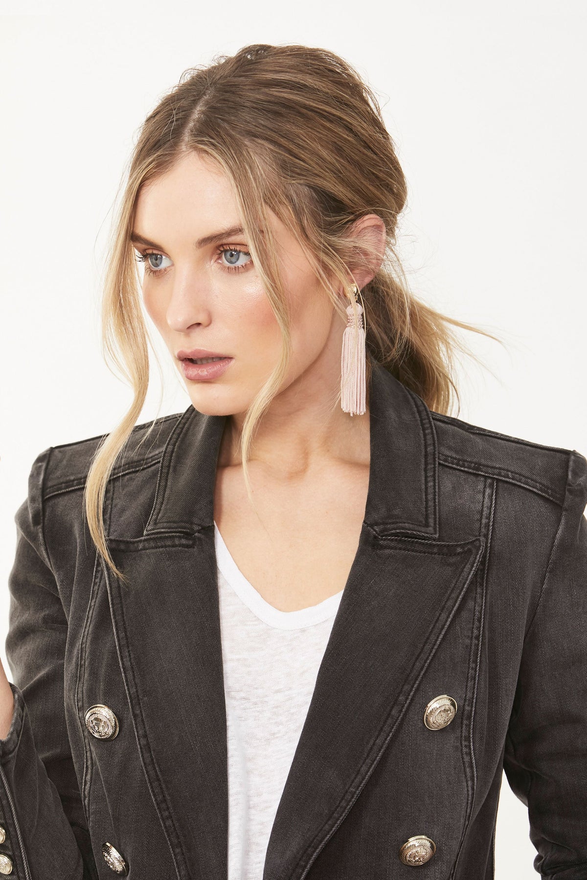 [TEST] Alexa Detailed Tassel Earrings