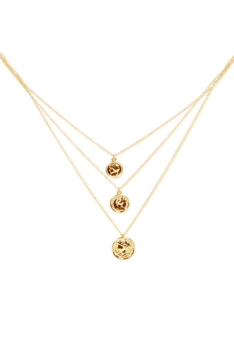 [TEST] 3 Layered Allie Coin Necklace