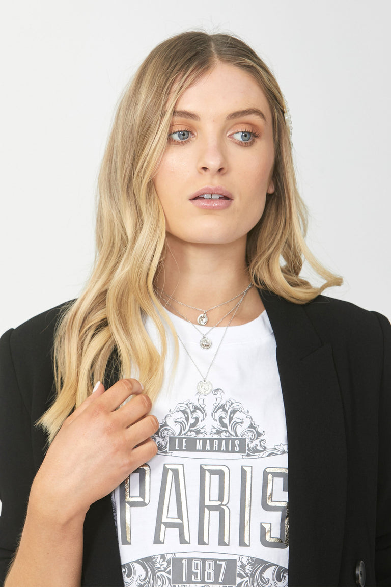[TEST] 3 Layered Allie Coin Necklace