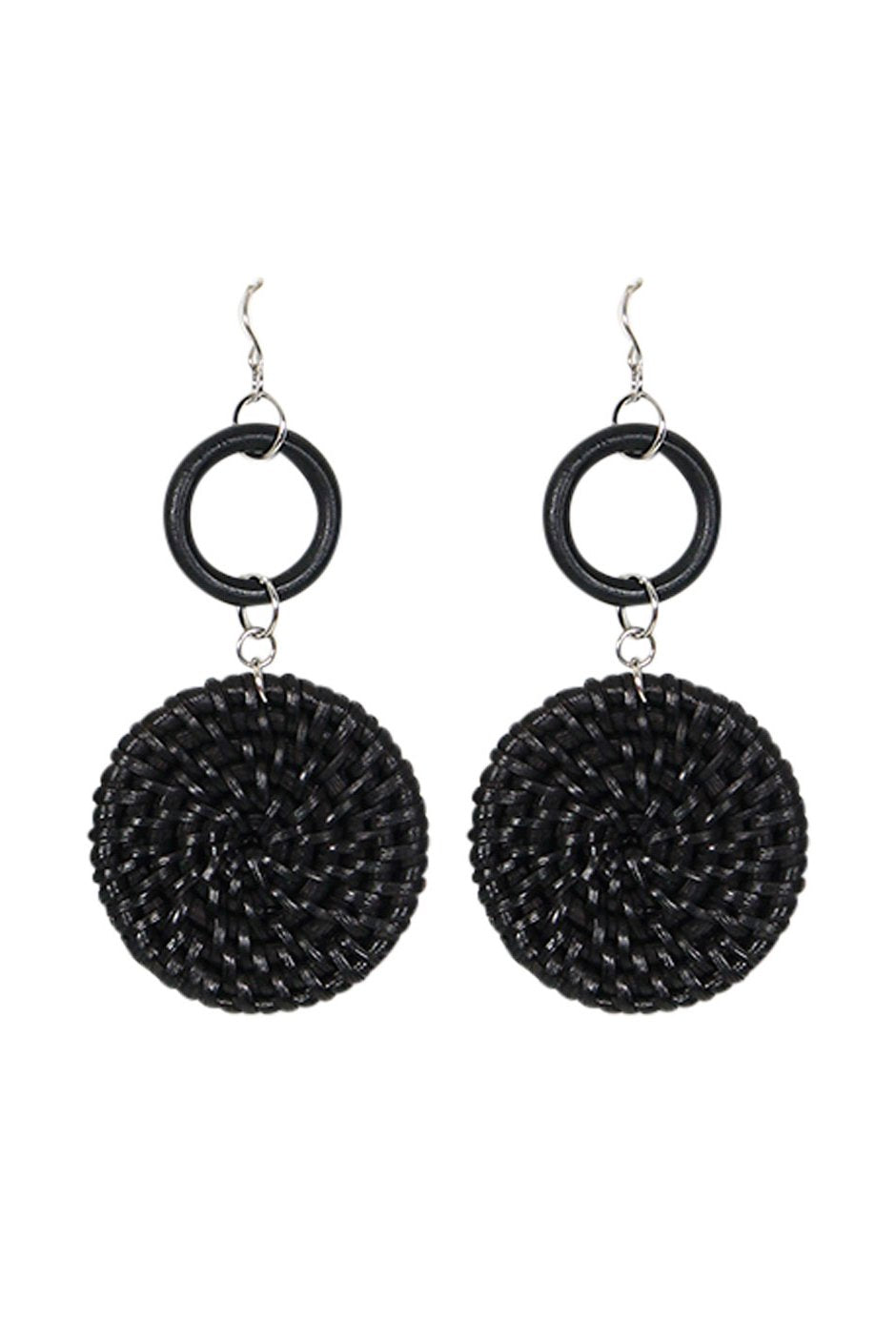 [TEST] Wooden Weave Drop Earrings
