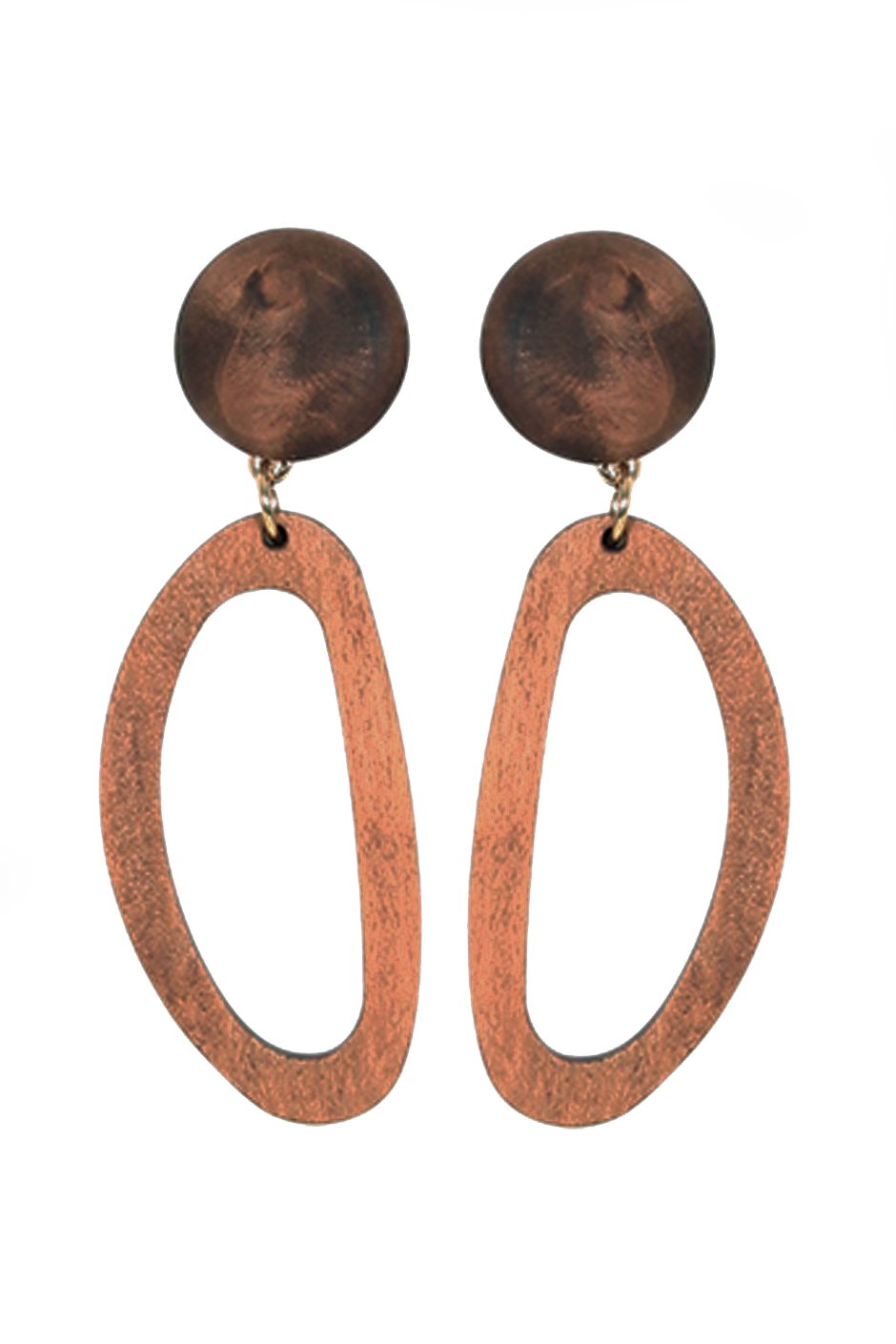 [TEST] Abbi Wooden Drop Earrings