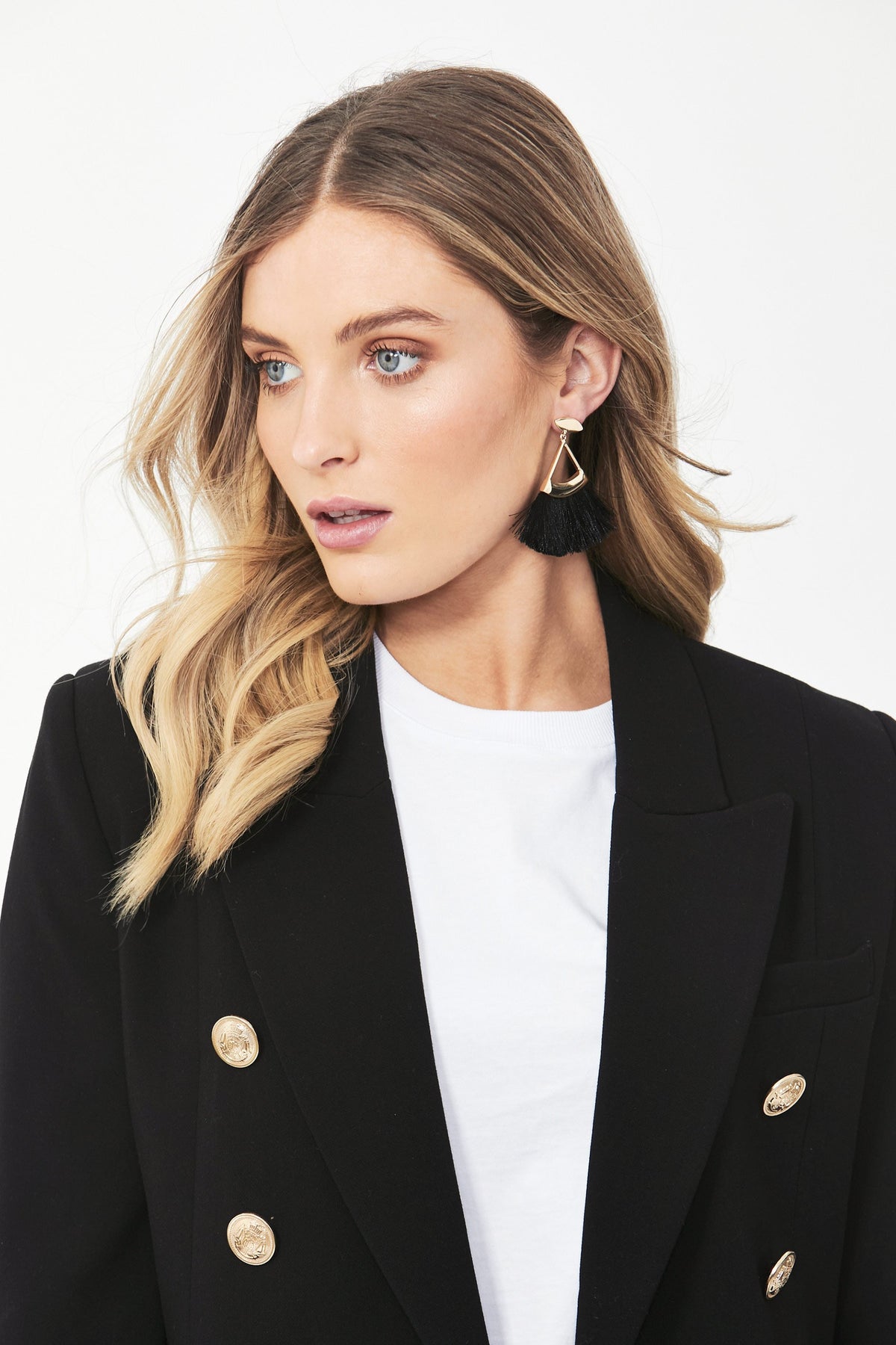 [TEST] Triangle Tassel Earrings