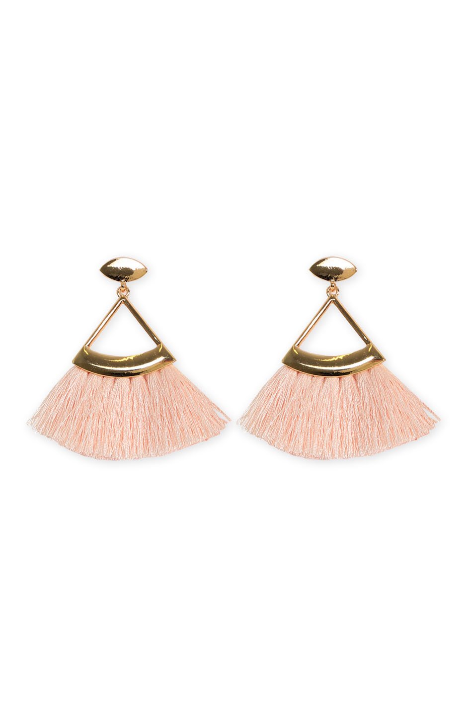 [TEST] Triangle Tassel Earrings