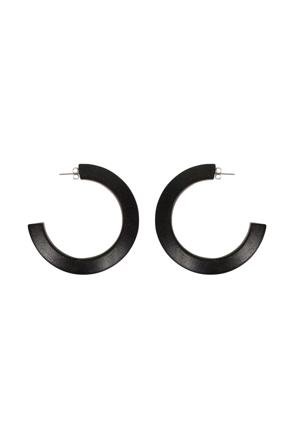 [TEST] Alea Wooden Hoop Earrings