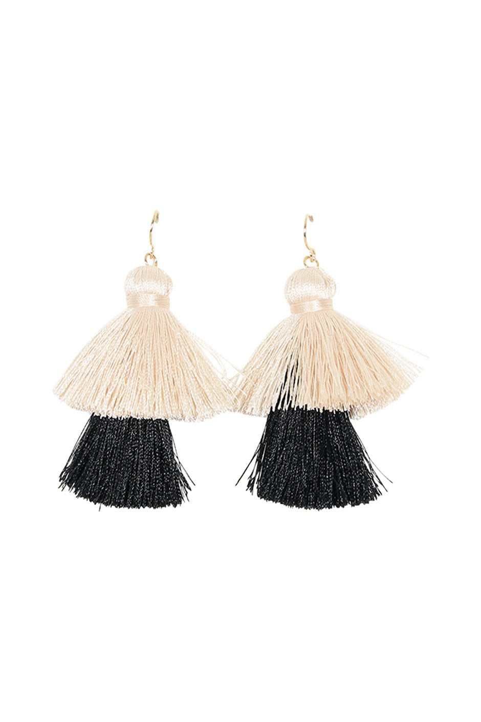 [TEST] Alaina Double Tassel Earrings