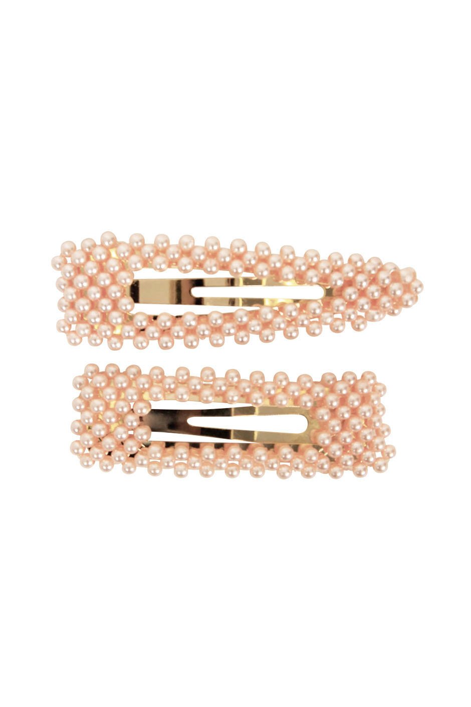 [TEST] Pearl Hair Snap Clip 2 Pack