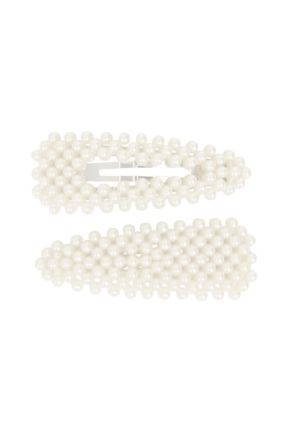 [TEST] Pearl Hair Snap Clip 2 Pack