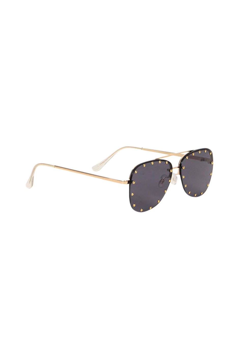 [TEST] Studded Aviator Sunglass