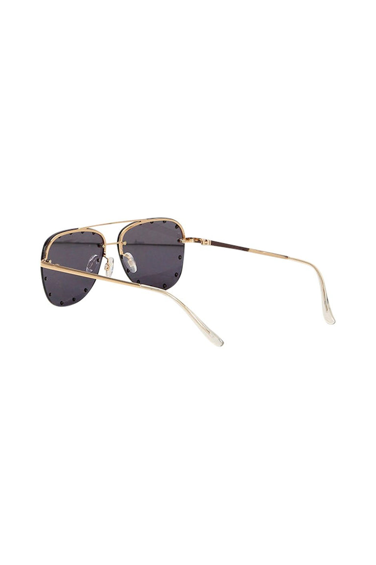 [TEST] Studded Aviator Sunglass