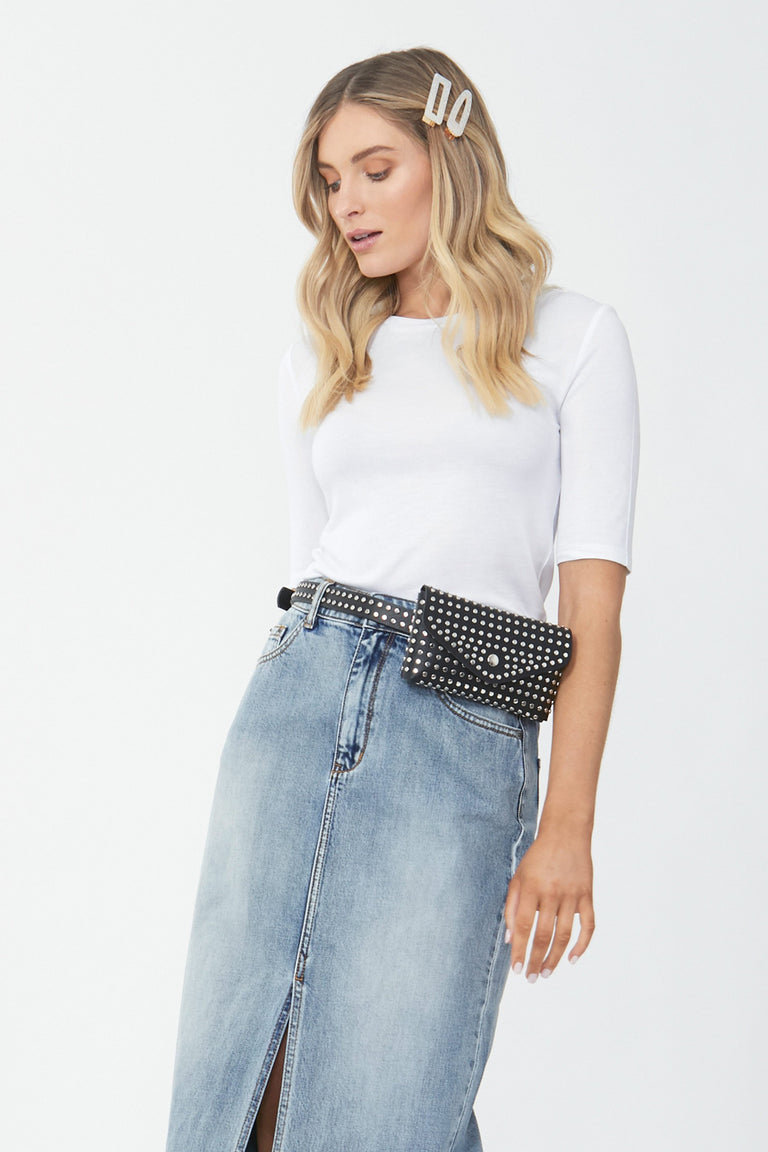 [TEST] Studded Envelope Belt Bag