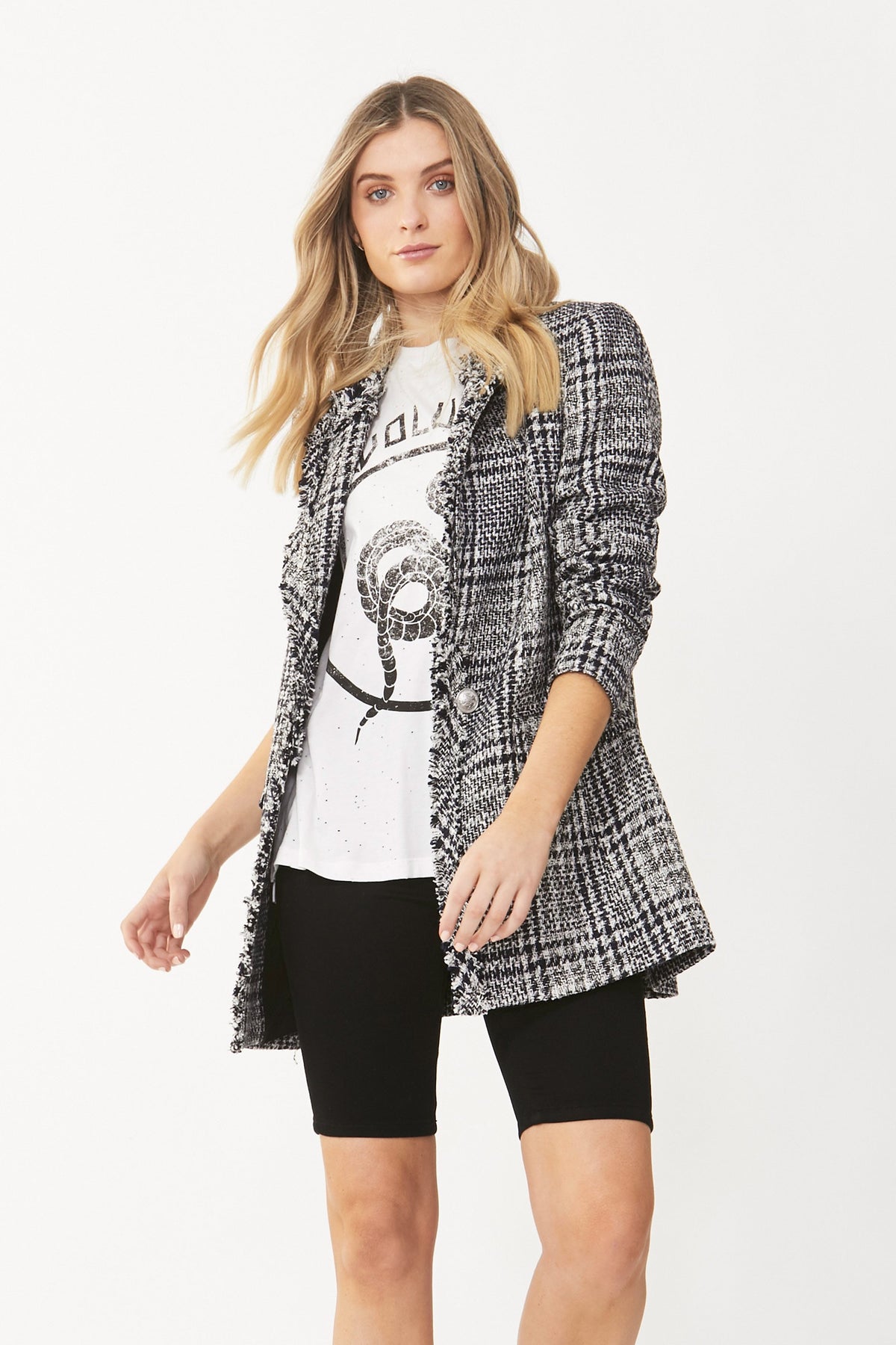[TEST] Nolita Textured Check Blazer