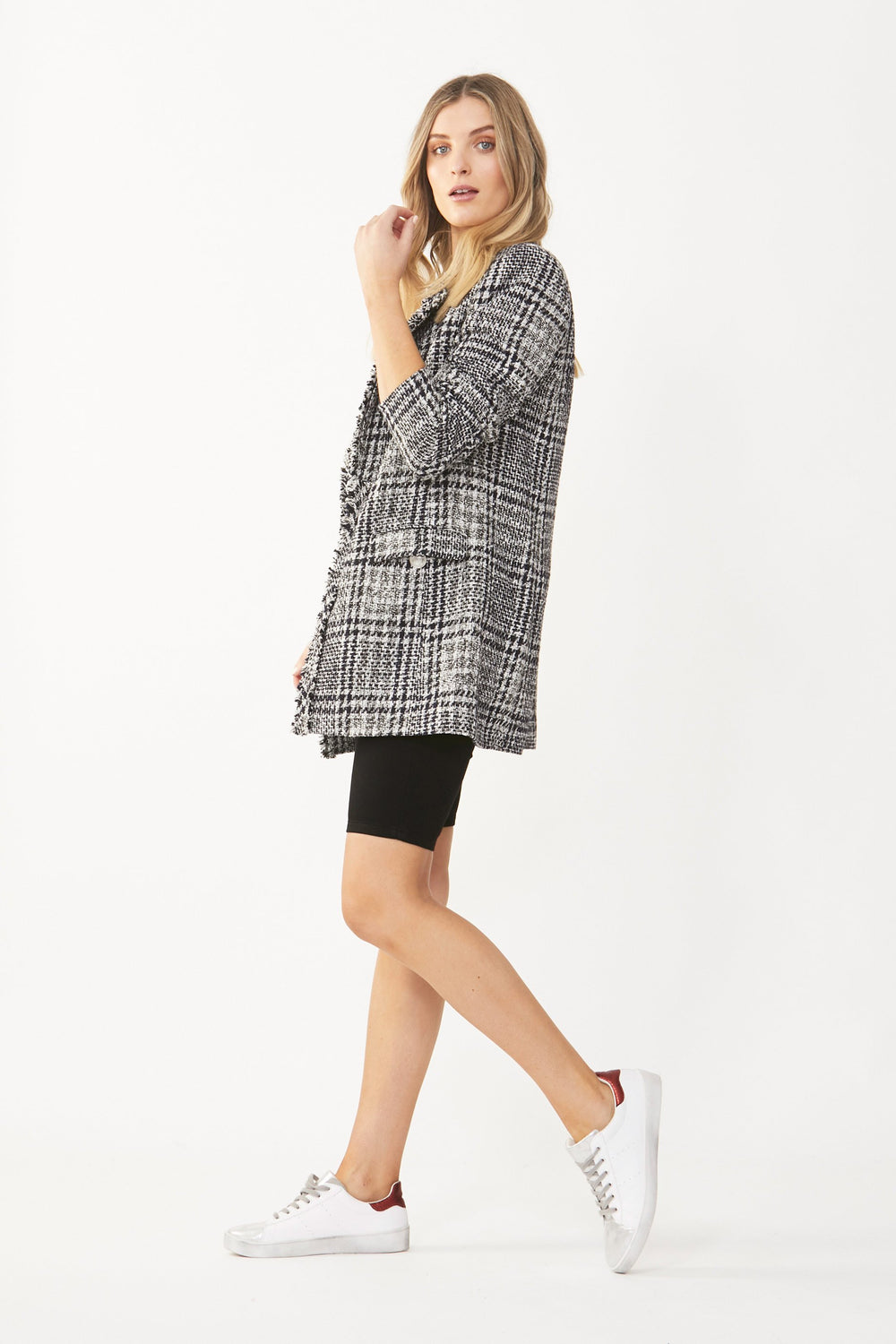 [TEST] Nolita Textured Check Blazer