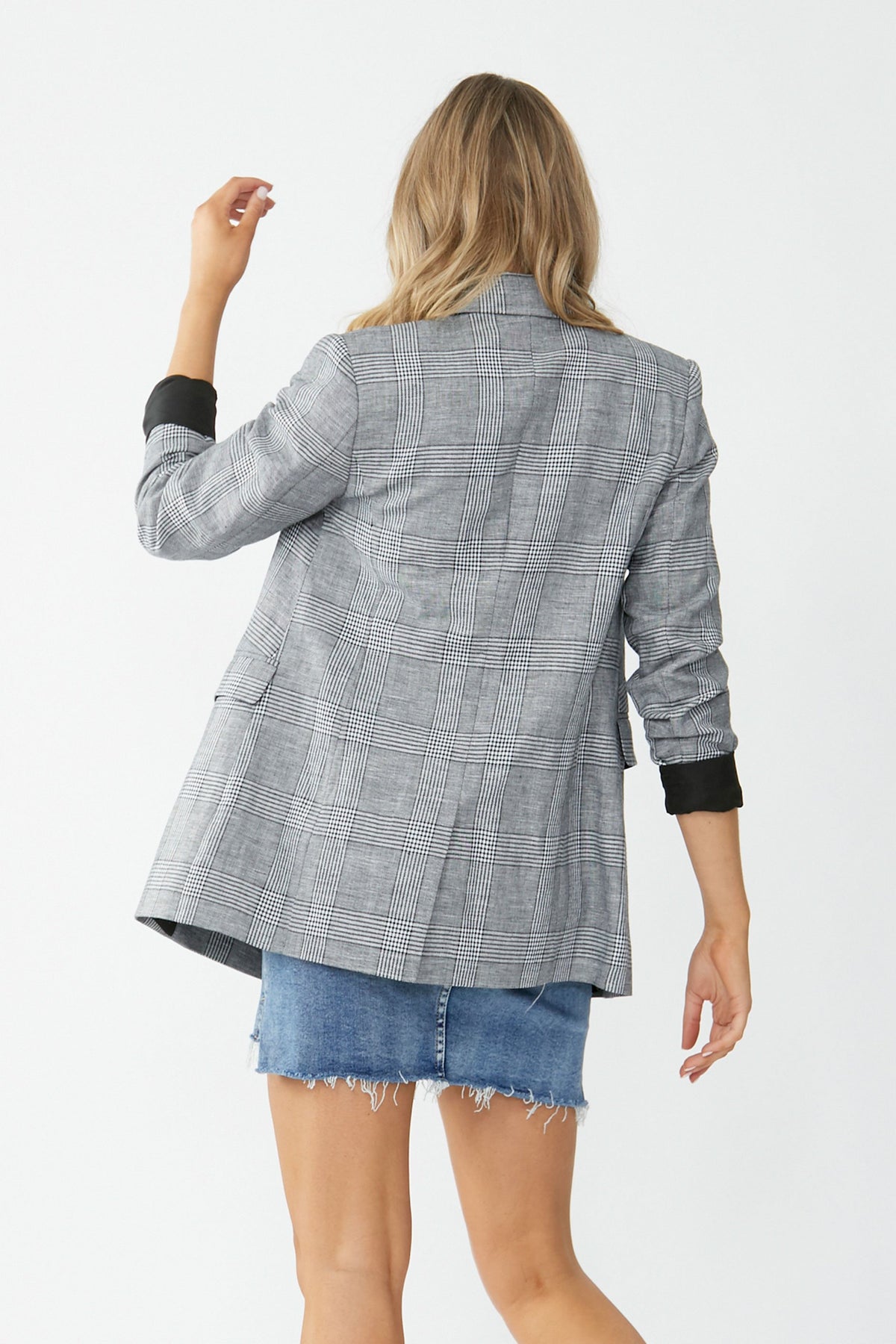 [TEST] Manhattan Check Blazer