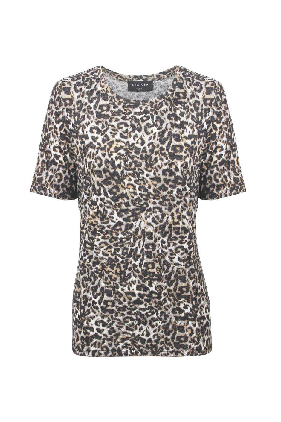 [TEST] Wild Cat Half Sleeve Print Tee