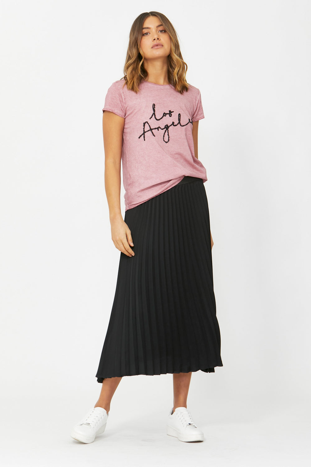 [TEST] Lilly Pleated Midi Skirt