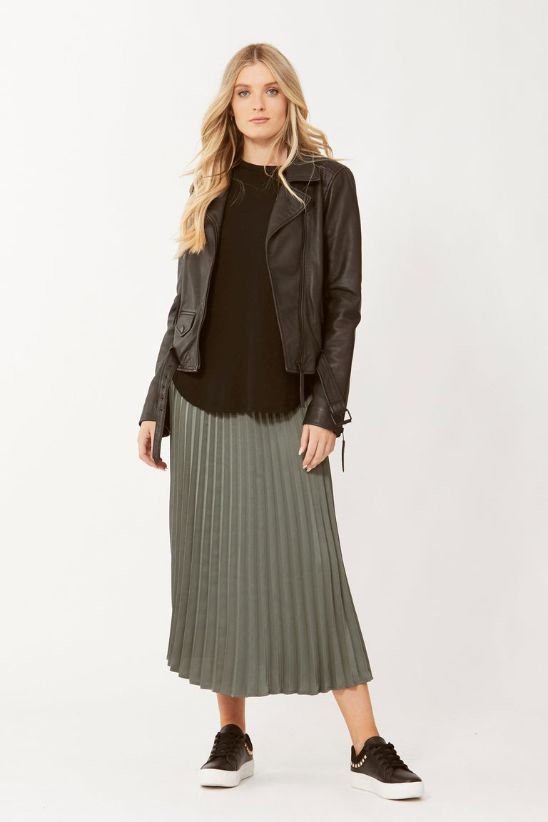 [TEST] Lilly Pleated Midi Skirt