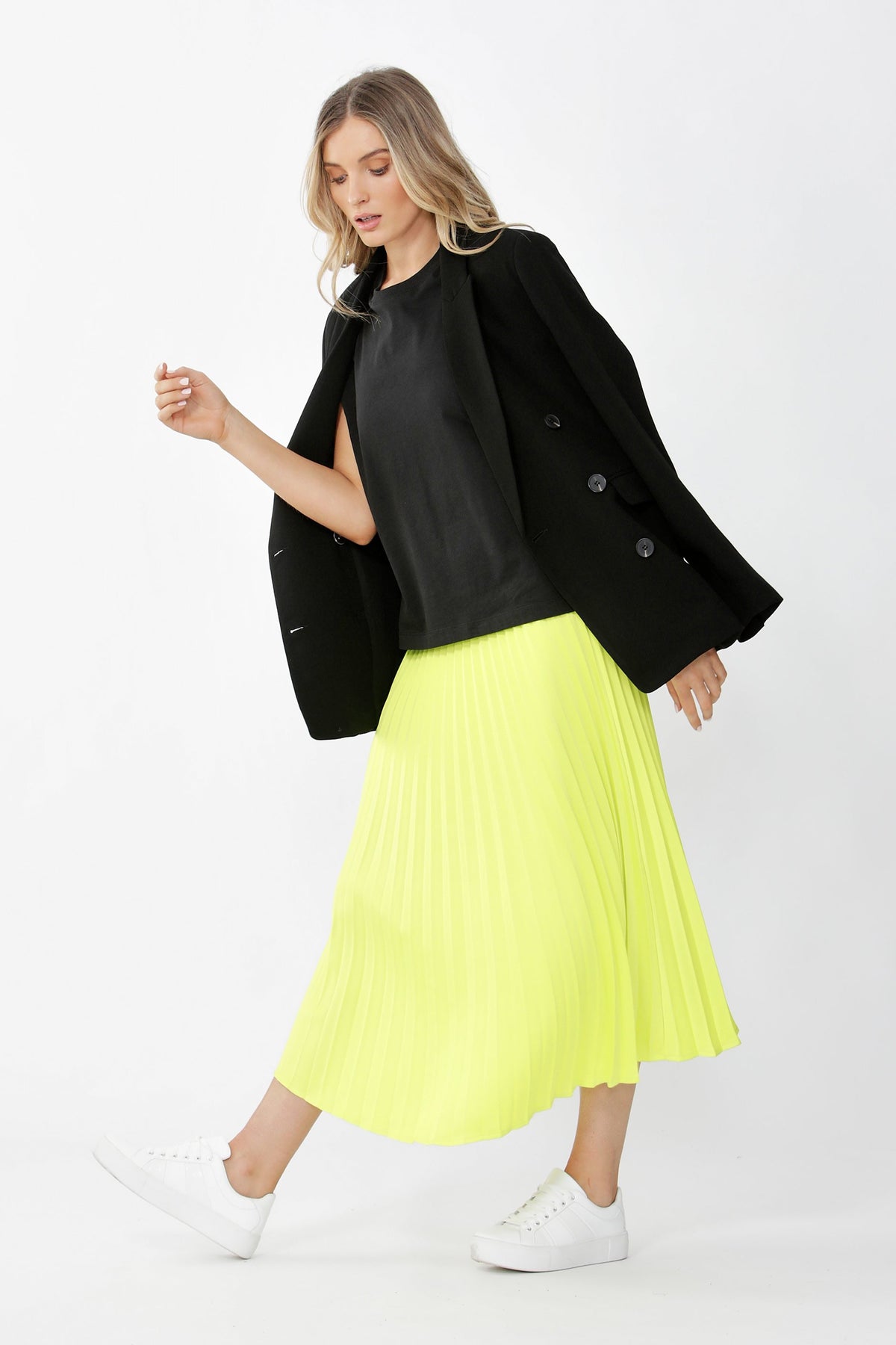 [TEST] Lilly Pleated Midi Skirt