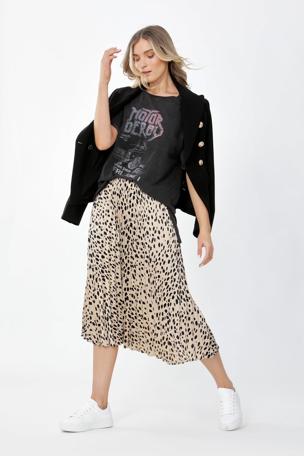 [TEST] Lilly Pleated Midi Skirt