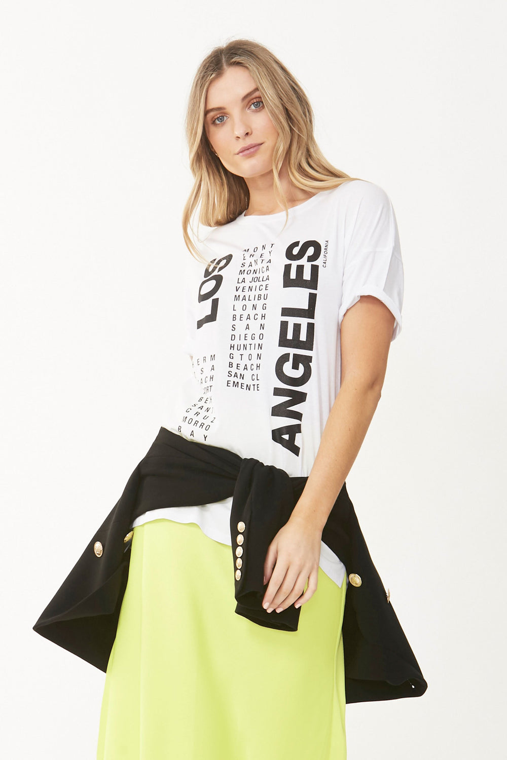 [TEST] LA Vertical Text Tee