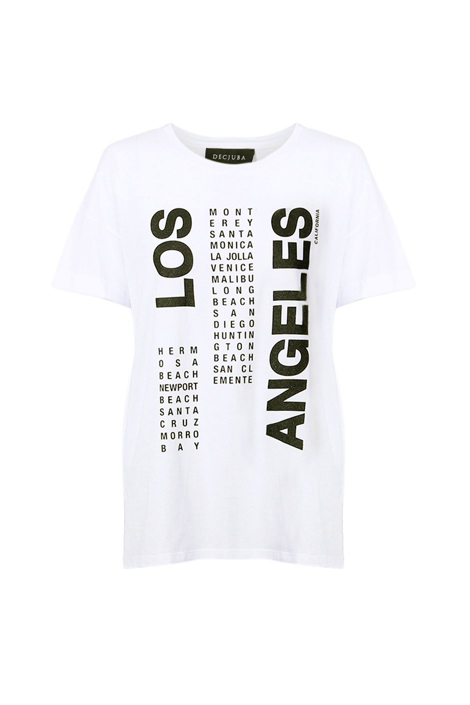 [TEST] LA Vertical Text Tee
