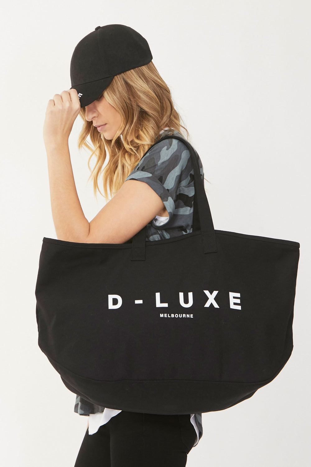 [TEST] D-LUXE Oversized Canvas Tote