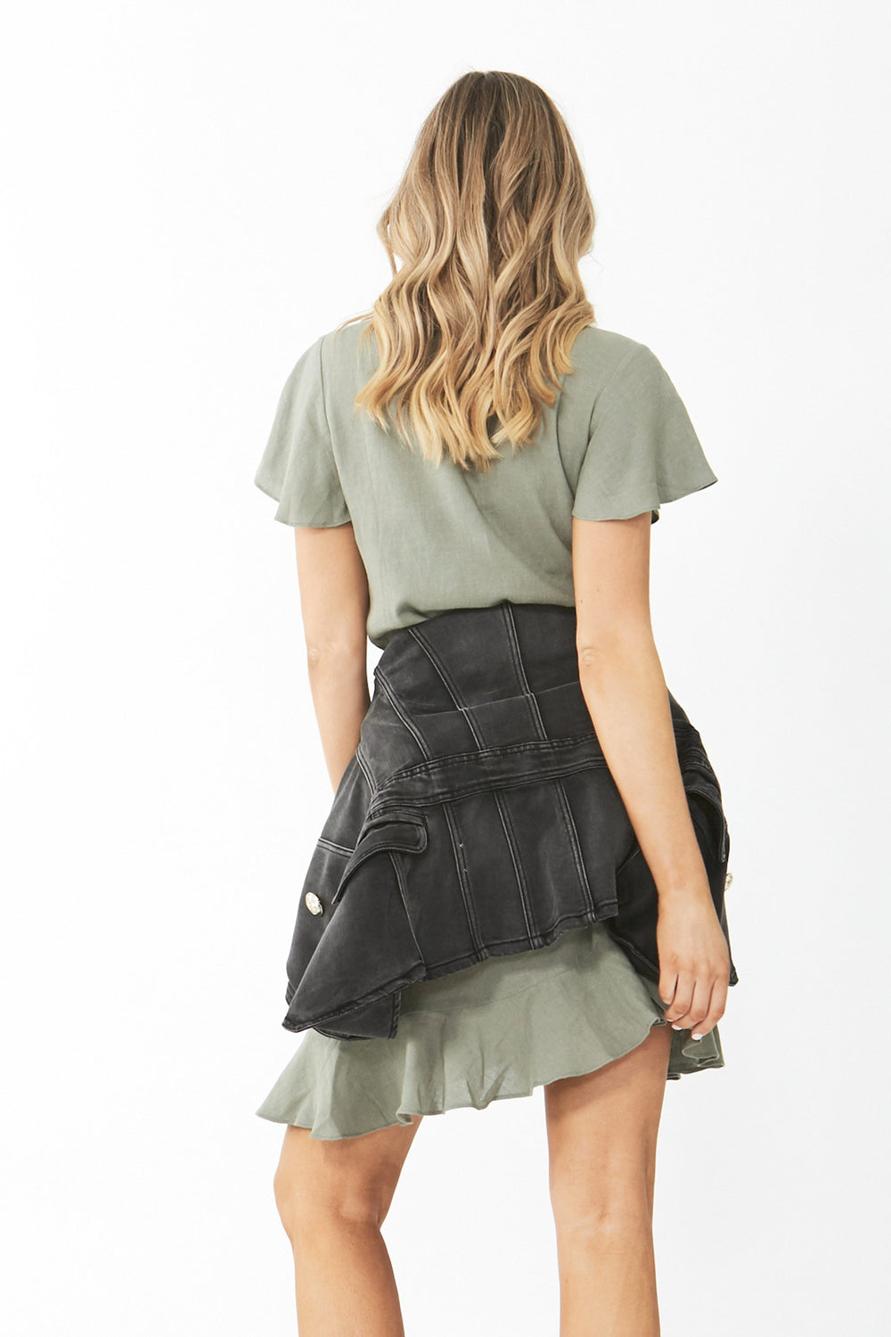 [TEST] Bekky Wrap Mini Dress