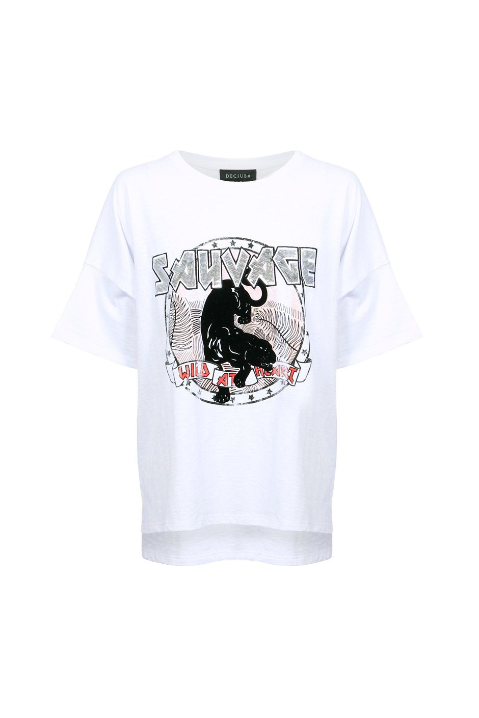 [TEST] Sequin Panther Circle Tee