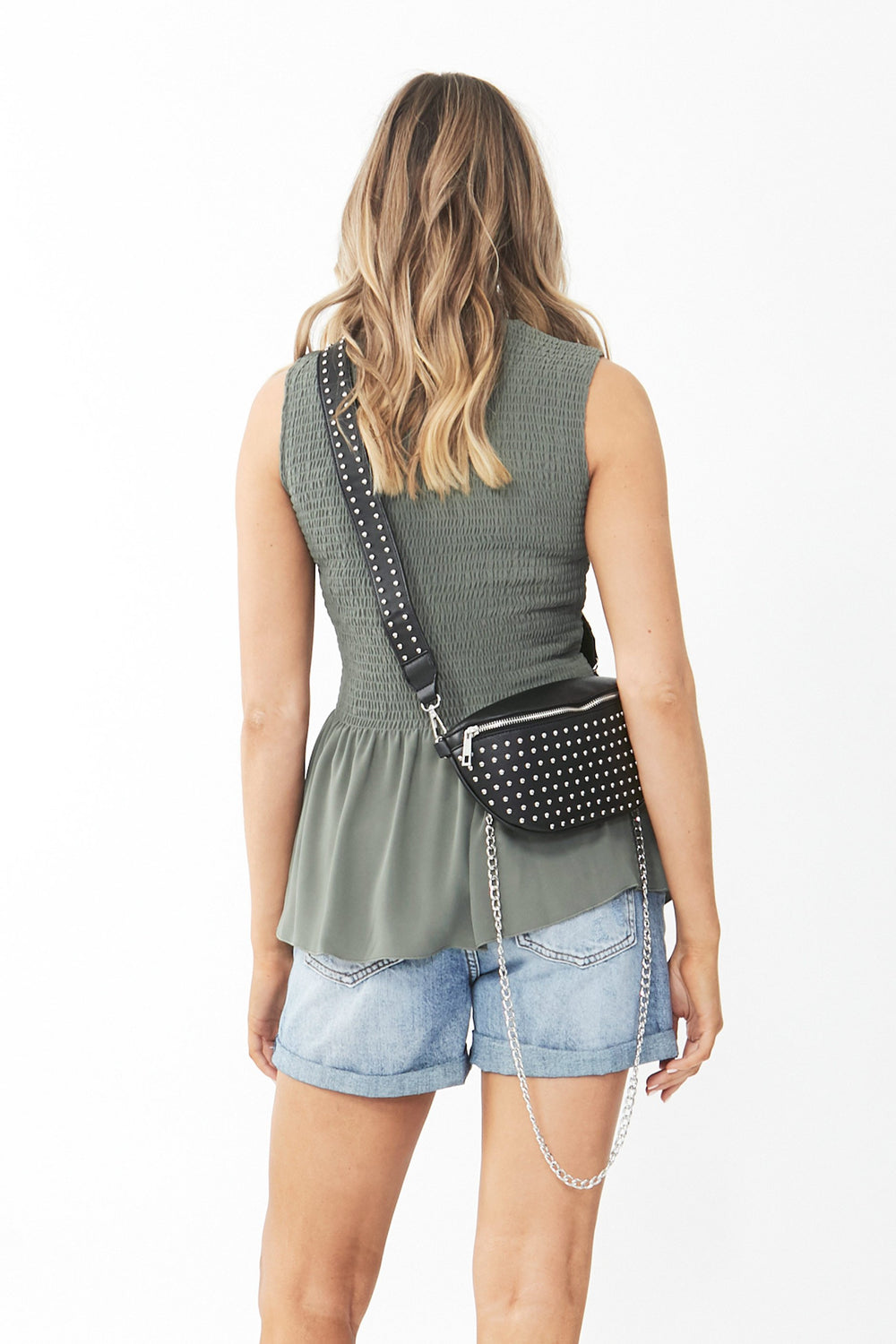 [TEST] Estelle Sleeveless Shirred Top