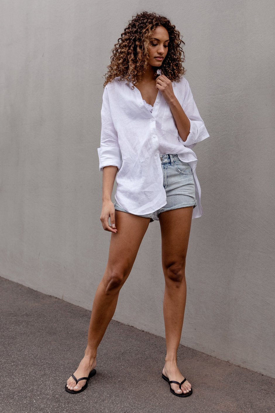 [TEST] D-Luxe Denim Rolled Cuff Short