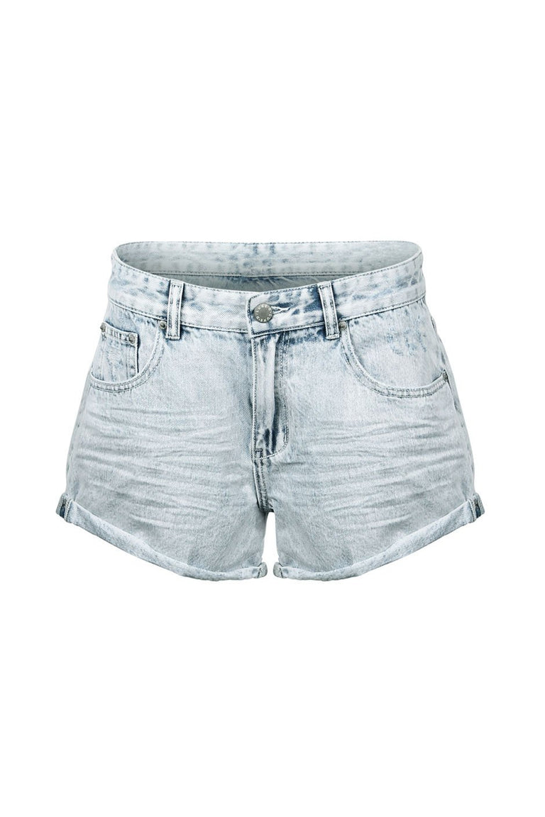 [TEST] D-Luxe Denim Rolled Cuff Short