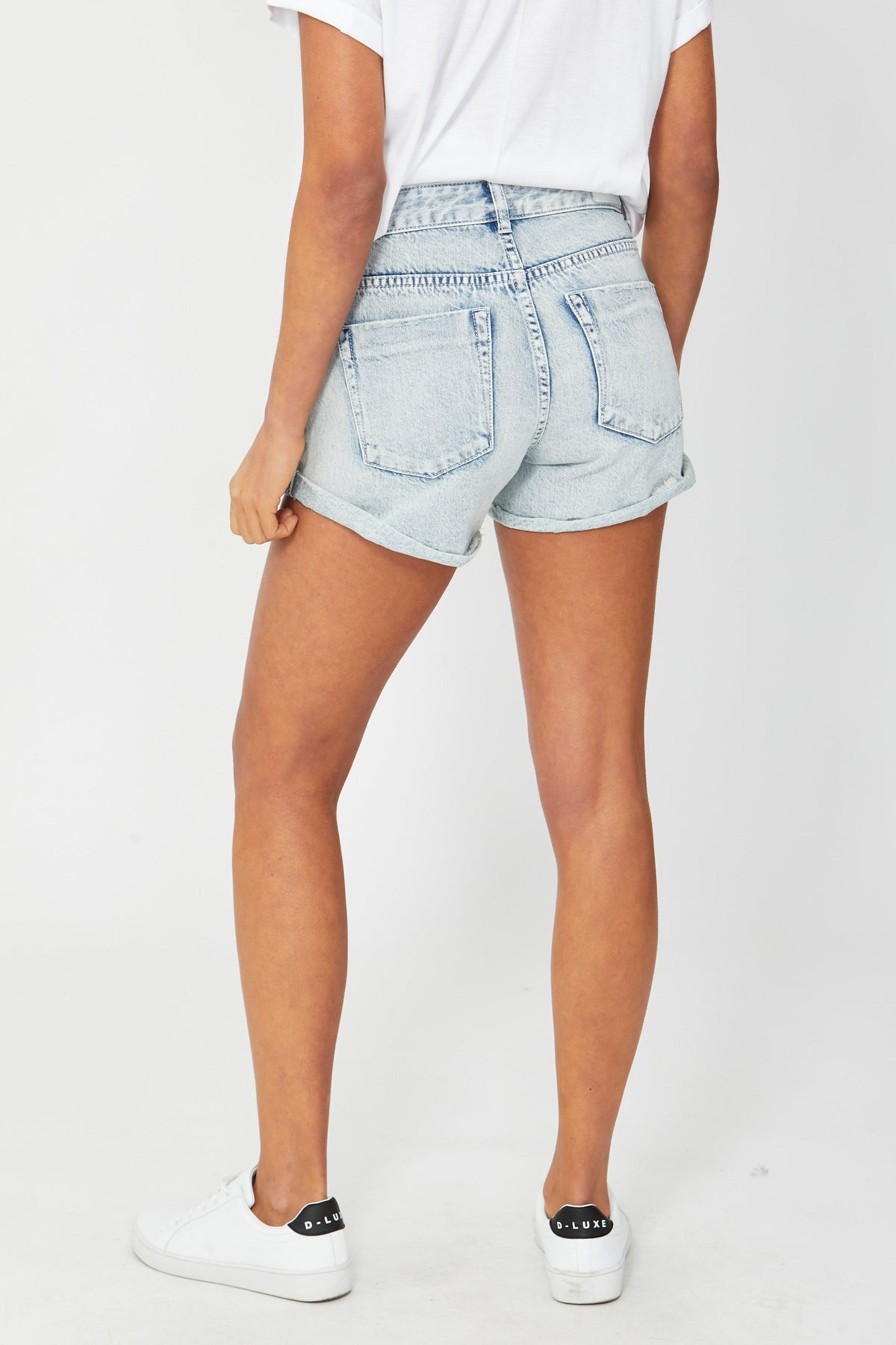 [TEST] D-Luxe Denim Rolled Cuff Short