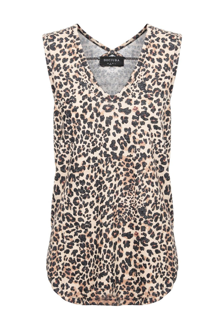 [TEST] Animal Print Boyfriend Tank