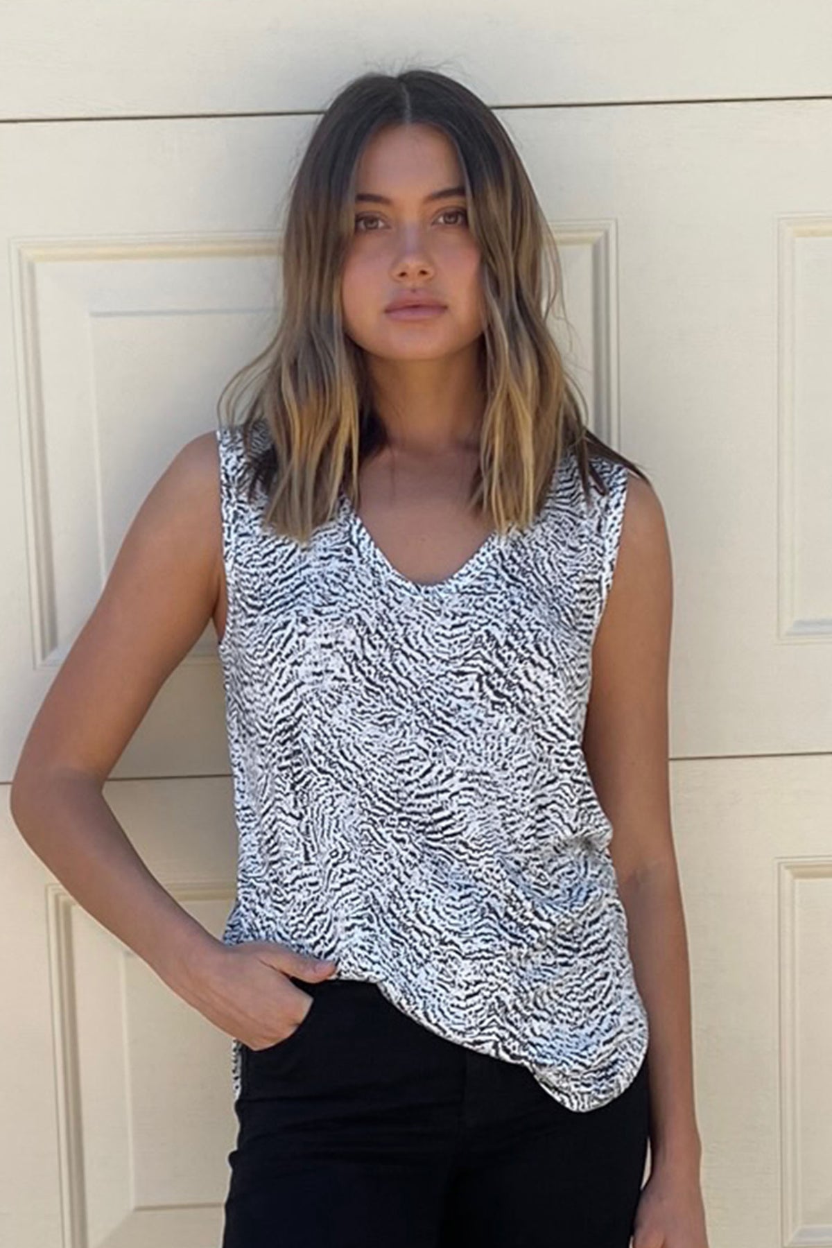 [TEST] Animal Print Boyfriend Tank