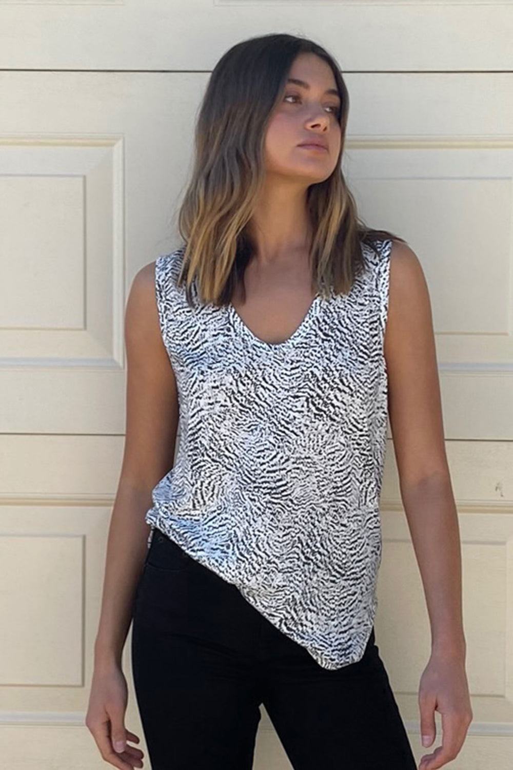 [TEST] Animal Print Boyfriend Tank