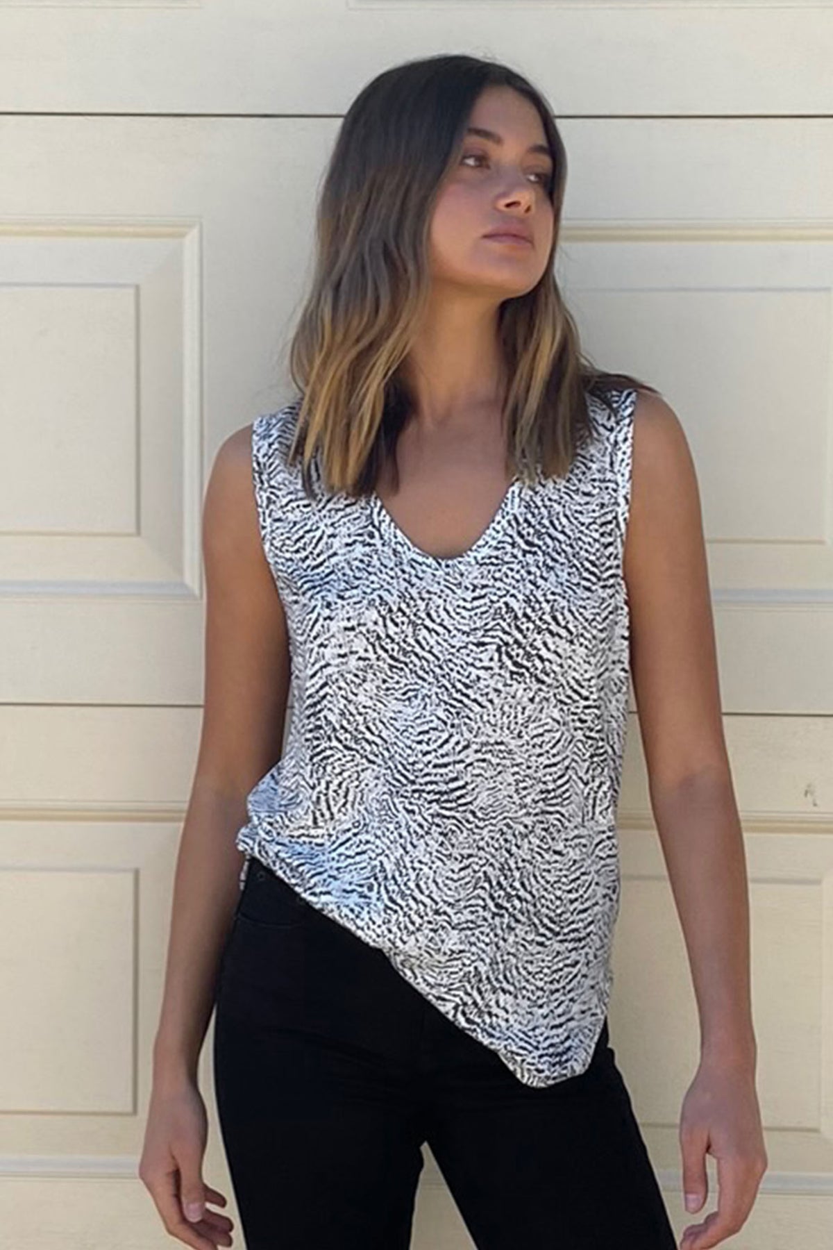 [TEST] Animal Print Boyfriend Tank
