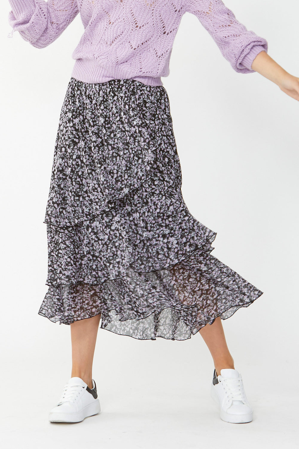[TEST] Alyce Ruffle Midi Skirt