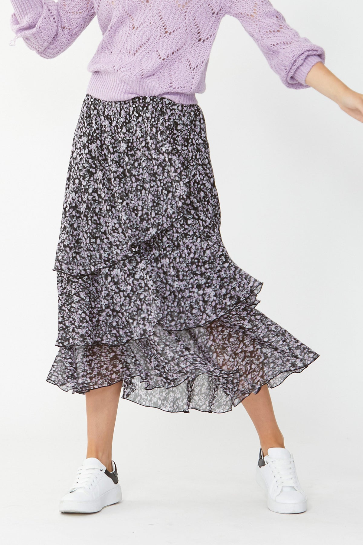 [TEST] Alyce Ruffle Midi Skirt