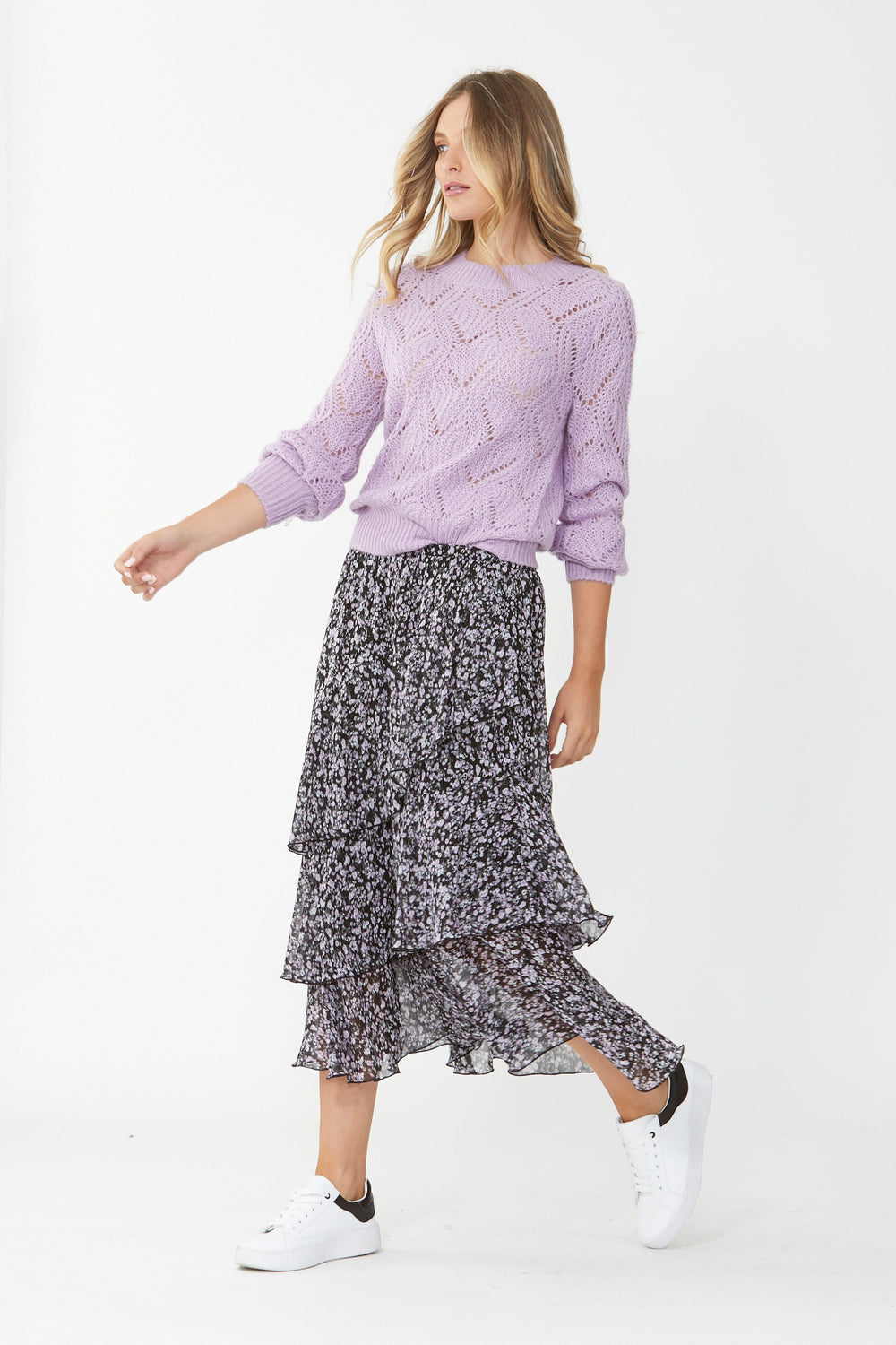 [TEST] Alyce Ruffle Midi Skirt