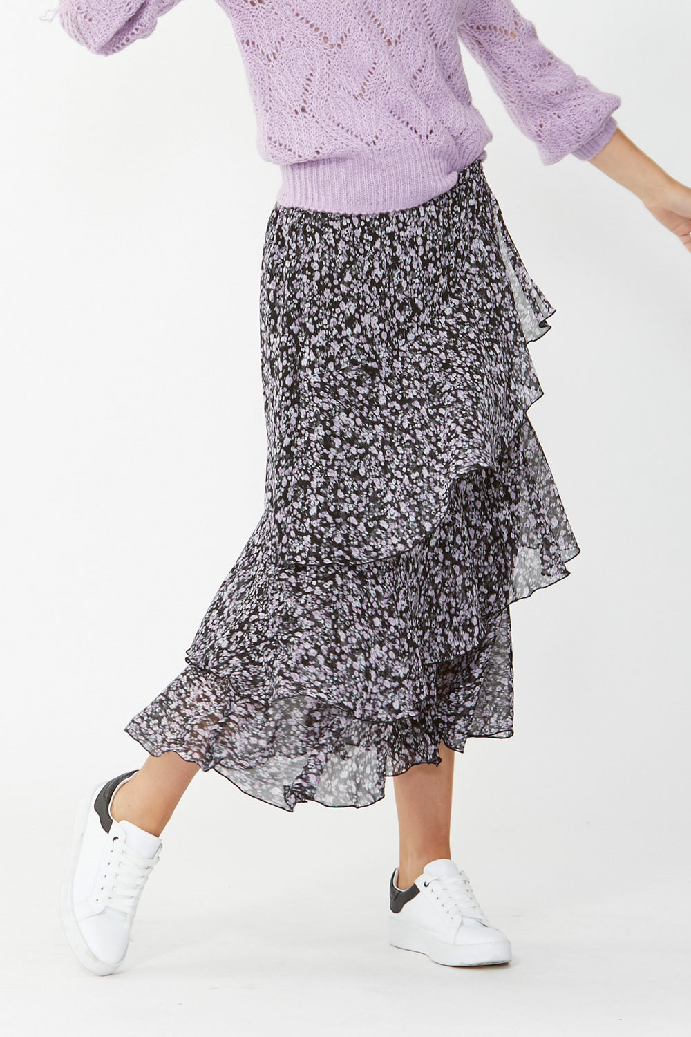 [TEST] Alyce Ruffle Midi Skirt